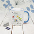 My Mini Masterpiece Personalised Artwork Coloured Mug PER2072-BLU