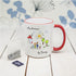 My Mini Masterpiece Personalised Artwork Coloured Mug PER2072-RED
