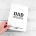 No Matter What Dad A5 Notebook PER3581-WHT