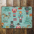 Nutcracker Pattern Christmas - Metal Advertising Wall Sign