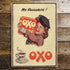 Oxo Cube My Favourite Hot - Metal Advertising Wall Sign