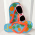 Partying Pineapples! Child's Personalised Flip Flops PER2324-MED