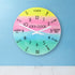 I Can Tell The Time! Personalised Wall Clock PER2109-LRG
