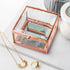 Personalised Rose Gold Glass Trinket Box PER2632-PLN