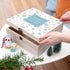 Personalised Ice Blue Snowflake Christmas Eve Box PER2989-LRG