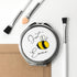Bee You Round Compact Mirror PER3418-WHT