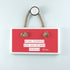 Kind People (Red) White Hanging Sign