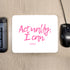 Actually I Can Handwritten Mouse Pad PER3522-WHT