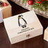 Personalised Geometric Penguin Christmas Eve Box PER3604-SML