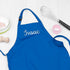 Personalised Children's Blue Waterproof Apron PER5250