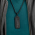 Personalised Men's Tyretread Stone Necklace