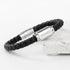 Personalised Men's Roman Numerals Luxury Brown Leather Bracelet