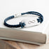 Personalised Men's Infinity Statement Leather Bracelet PER5585