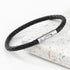 Personalised Men's Celtic Trinity Capsule Leather Bracelet PER5593