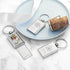 Personalised Birth Flower Frame Keyring PER5721