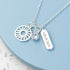 Personalised Eternal Sun Charms Necklace
