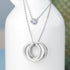 Personalised Russian Ring Layered Necklace PER5771