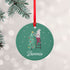 Personalised Christmas Mouse Ceramic Decoration PER5999
