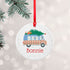 Personalised Christmas Tree Van Ceramic Decoration PER6002