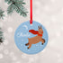 Personalised Flying Rudolph Christmas Decoration PER6010