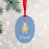 Personalised Festive Moose Christmas Decoration PER6020