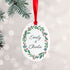 Personalised Couples Wreath Christmas Decoration PER6025