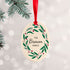 Personalised Family Wreath Christmas Decoration PER6027