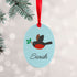 Personalised Holly Robin Christmas Decoration PER6031