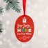 Personalised Dear Santa Christmas Decoration PER6035