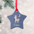 Personalised Moonlit Fawn Christmas Decoration PER6039
