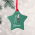 Personalised Christmas Mouse Ceramic Decoration PER6042