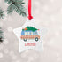 Personalised Christmas Tree Van Ceramic Decoration PER6045