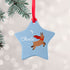 Personalised Flying Rudolph Christmas Decoration PER6052