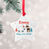 Personalised Winter Scene Ceramic Decoration
