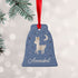 Personalised Moonlit Fawn Christmas Decoration PER6059