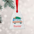 Personalised Christmas Tree Van Ceramic Decoration PER6065