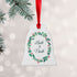 Personalised Couples Wreath Christmas Decoration PER6066