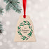 Personalised Family Wreath Christmas Decoration PER6068