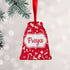 Personalised Festive Pattern Ceramic Decoration PER6069