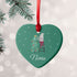 Personalised Christmas Mouse Ceramic Decoration PER6083