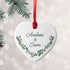 Personalised Couples Wreath Christmas Decoration PER6087