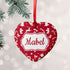 Personalised Festive Pattern Ceramic Decoration PER6089