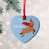 Personalised Flying Rudolph Christmas Decoration PER6093
