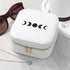Customisable Moon Phase White Travel Jewellery Case PER6172