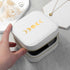 Customisable Moon Phase White Travel Jewellery Case PER6173