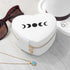 Lunar Phase White Heart Jewellery Case PER6190