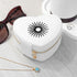 Customisable Sun White Heart Jewellery Case PER6196