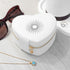 Customisable Sun White Heart Jewellery Case PER6198