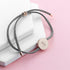 Personalised Always with You Initial Grey Bracelet PER3757-RGL