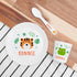 Personalised Baby Dinner Set - Jungle Animal 